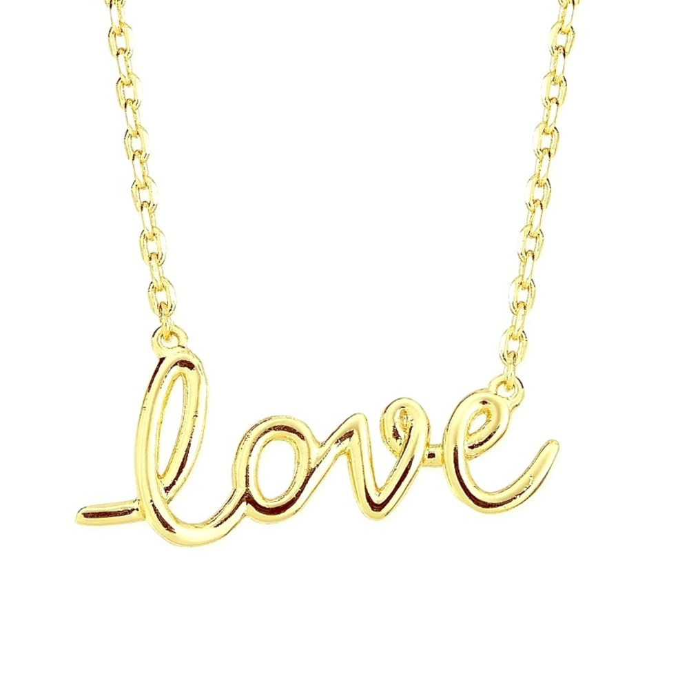 Kate ♠️ Spade ♠️ “Love” Gold Necklace - Picture 1 of 6